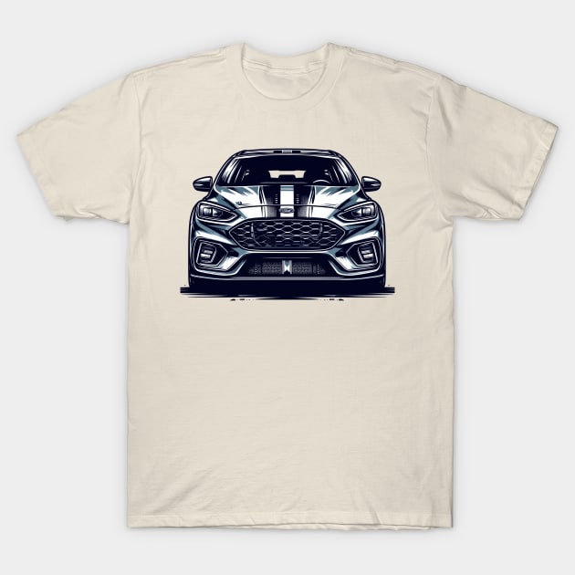 Ford Focus T-Shirt by Vehicles-Art